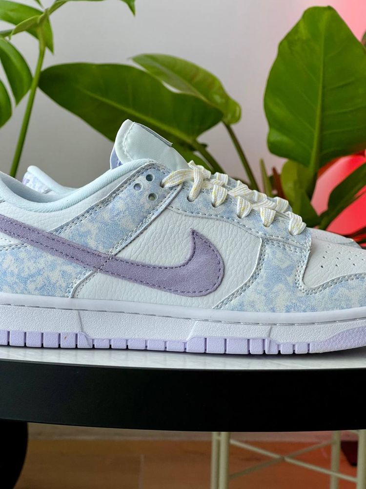 Кросівки Nike Dunk Low Purple Pulse White/ Light Blue 36-41