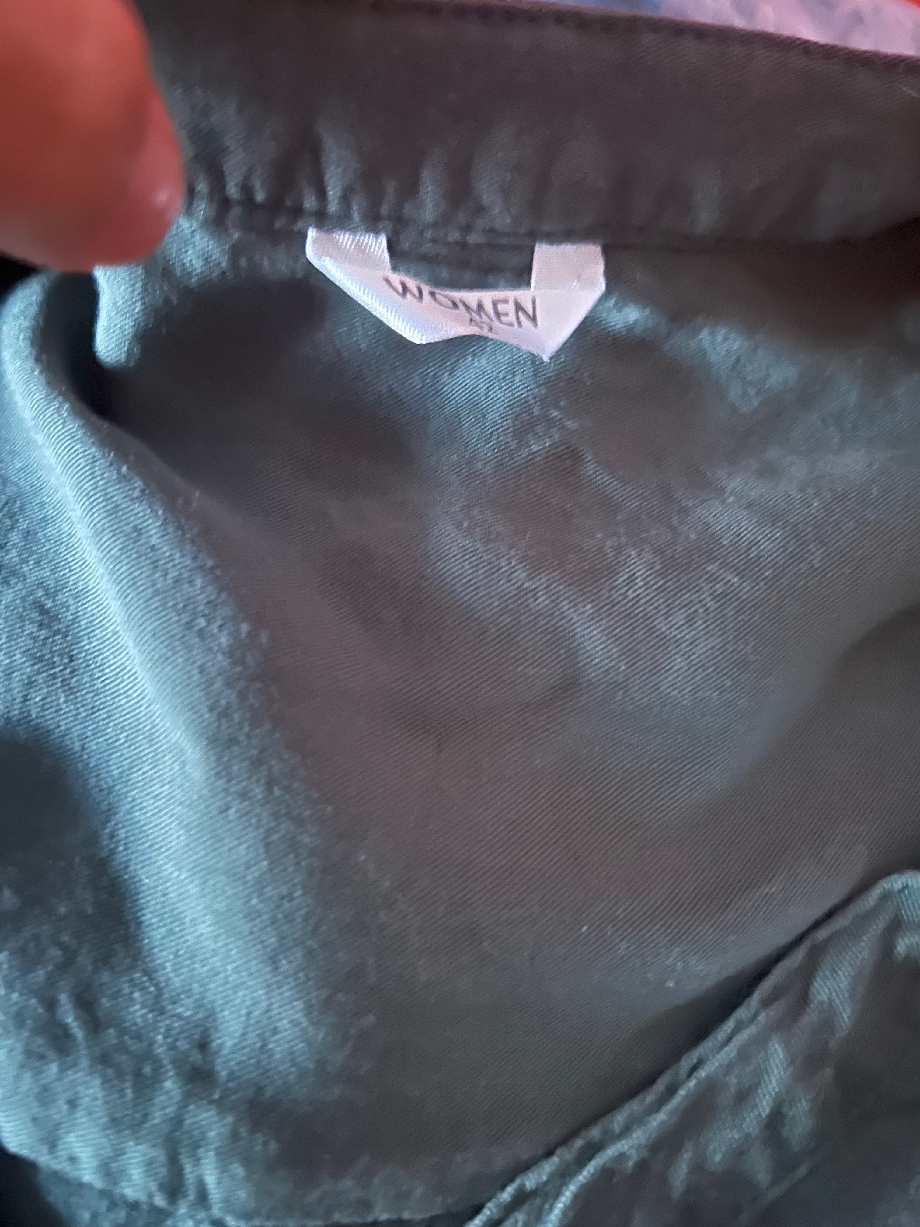 Women piękną zaszalowana bluzka z haftem 100% wiskoza