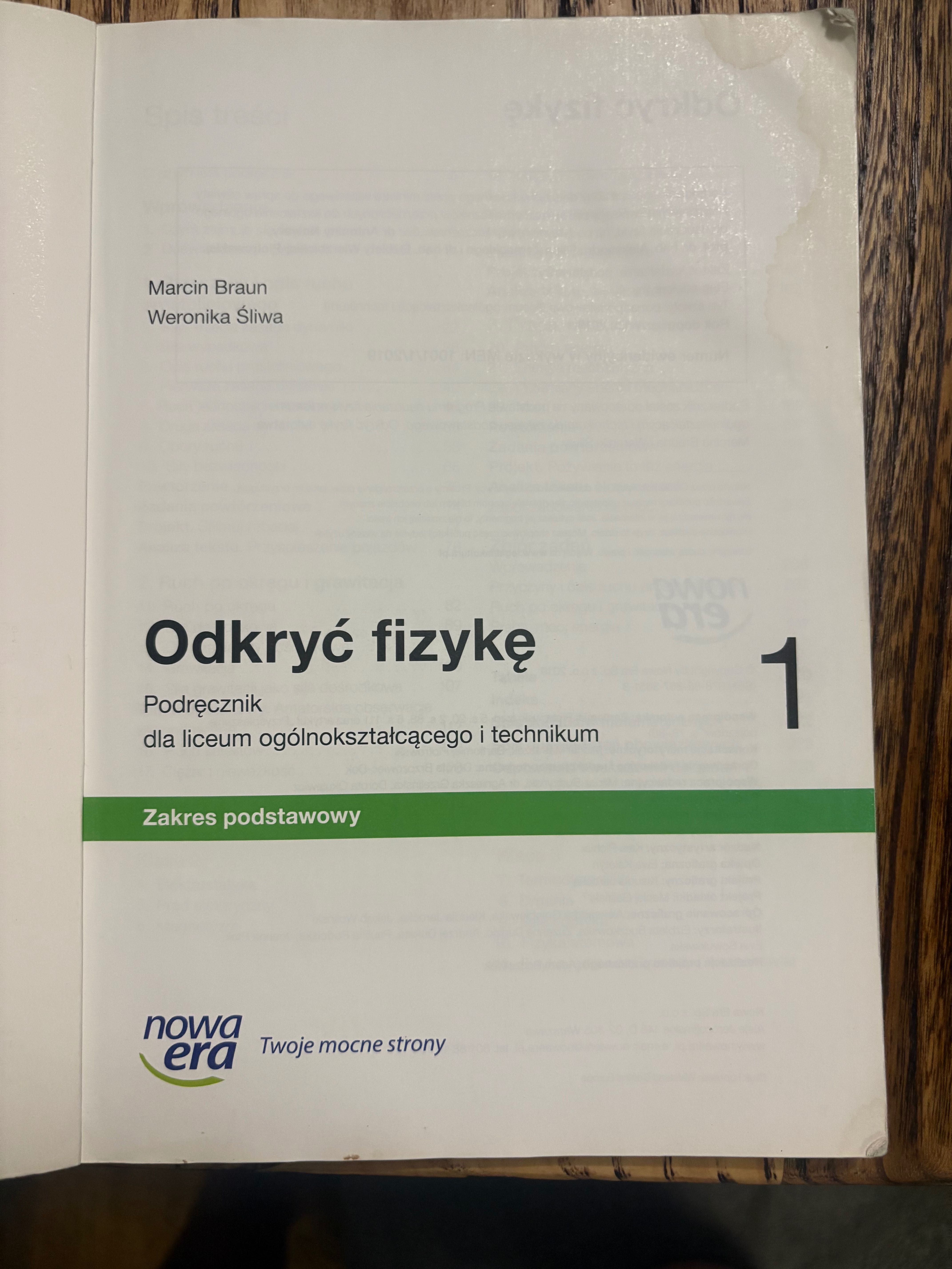 Odkryć fizykę.Klasa1