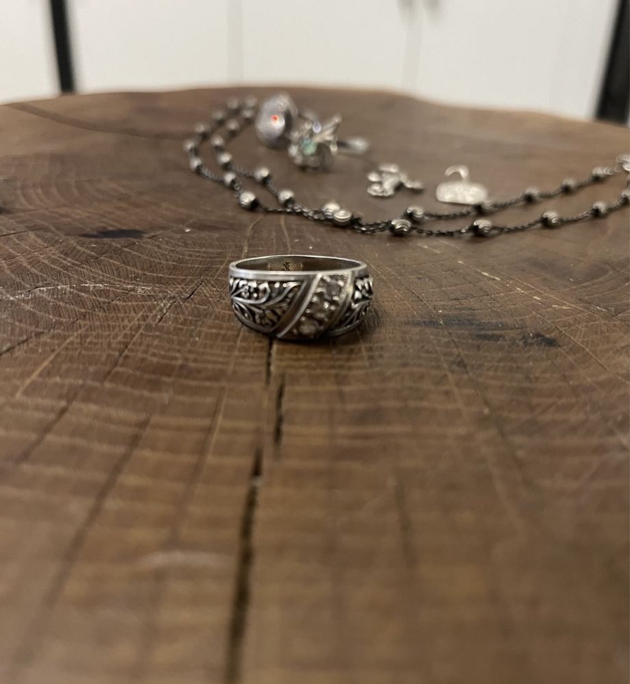 Серебрянные кольца серьги