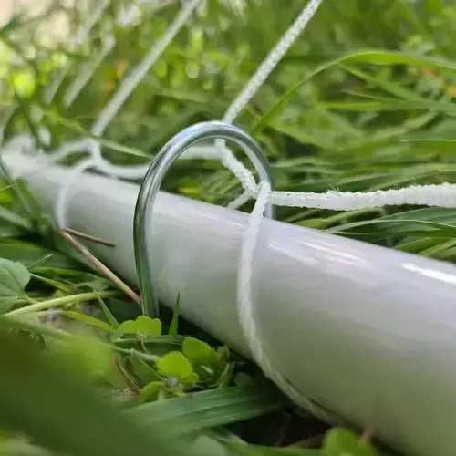 Футбольні ворота з сіткою та тренувальною мішенню, 240 см метал Польща