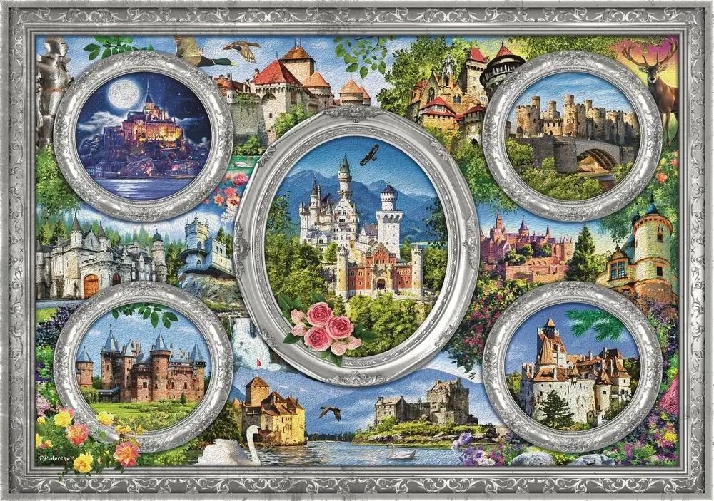 Trefl Puzzle 1000El. Zamki Świata 10583