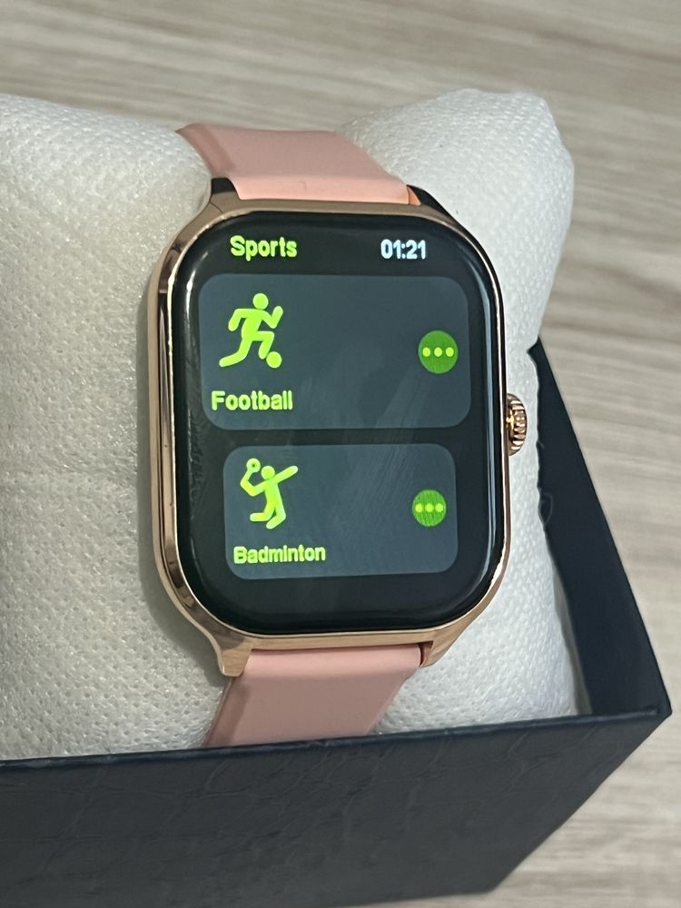Smartwatch Damski – Nowy, Różowy*
