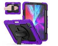 Etui Obudowa Tablet iPad Pro 5/4 12,9 Cala z Paskiem Czarny Fioletowy