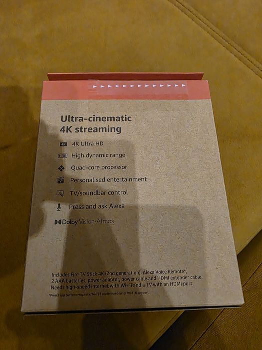 Amazon fire stick 4k 8gb wi-fi 6 angielska wtyczka