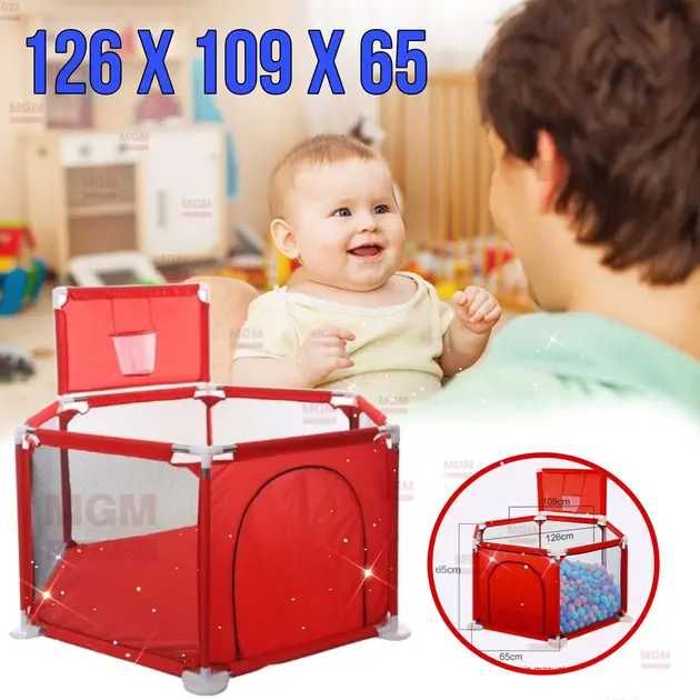 Детский манеж для развития, сухой бассейн для игр, для шаров/ Дитячий