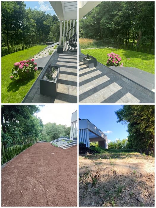 Zakładanie ogrodów i trawników,odśnieżanie, glebogryzarka separacyjna