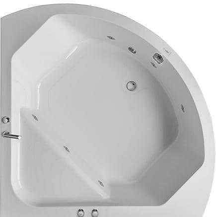 Noken Ecolite Wanna Narożna 140X140 z Hydromasażem