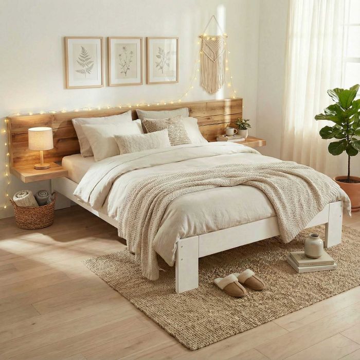 Łóżko z litego drewna - solidne i nowoczesne! 140/160x200 od ręki