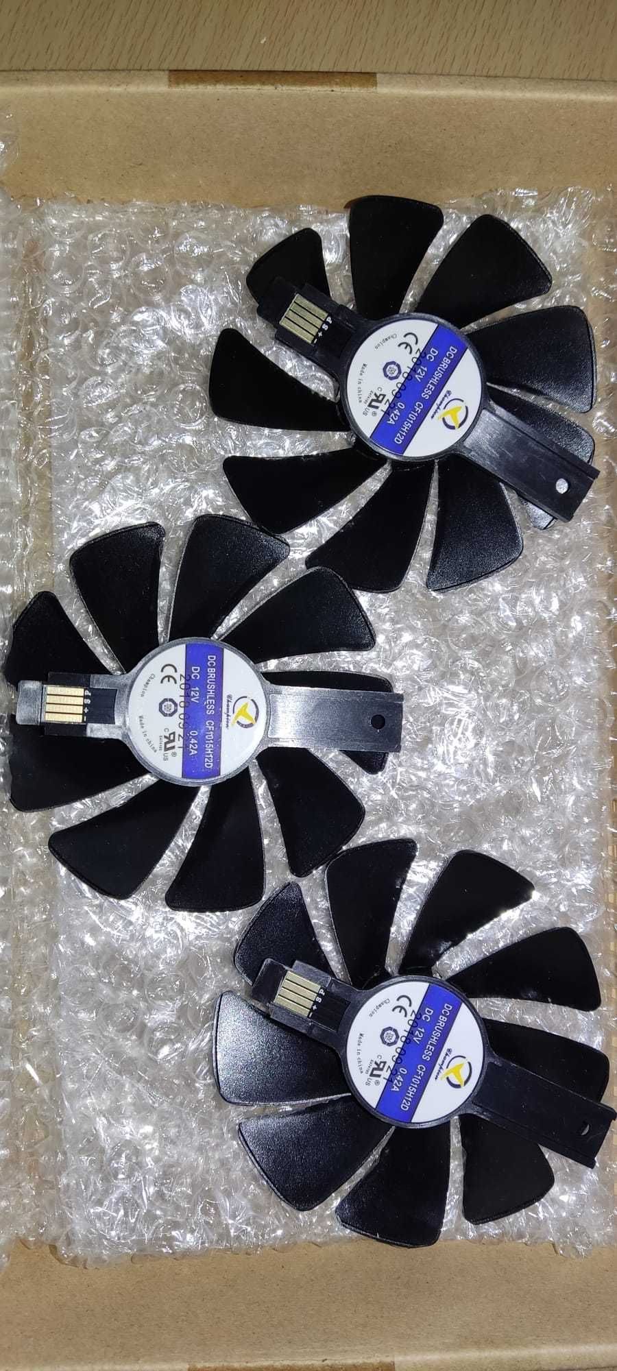 Fan ventoinha cooler para Sapphire Nitro RX 470 a 580
