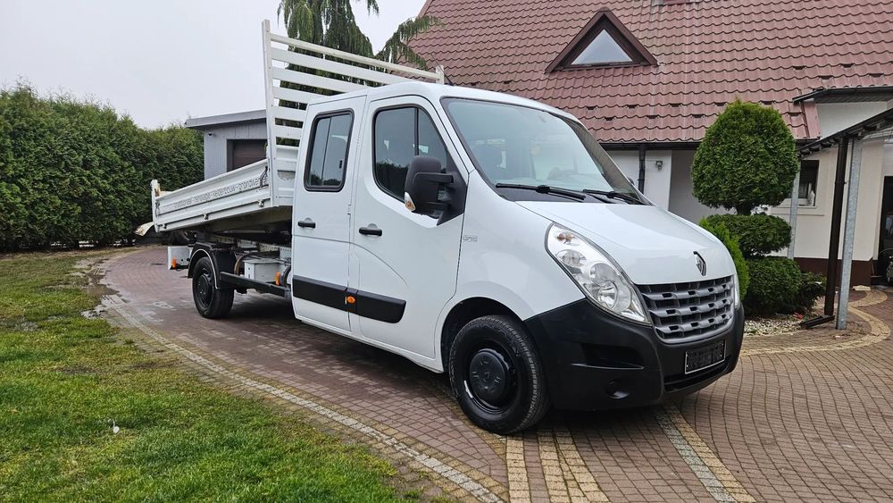 Renault MASTER 2.3 DCI150 KM WYWROTKA KIPER DUBEL KABINA MOVANO DOKA 6 OSÓB SKRZYNIA  KLIMA  Gwarancja przebiegu Hak 2500 KG