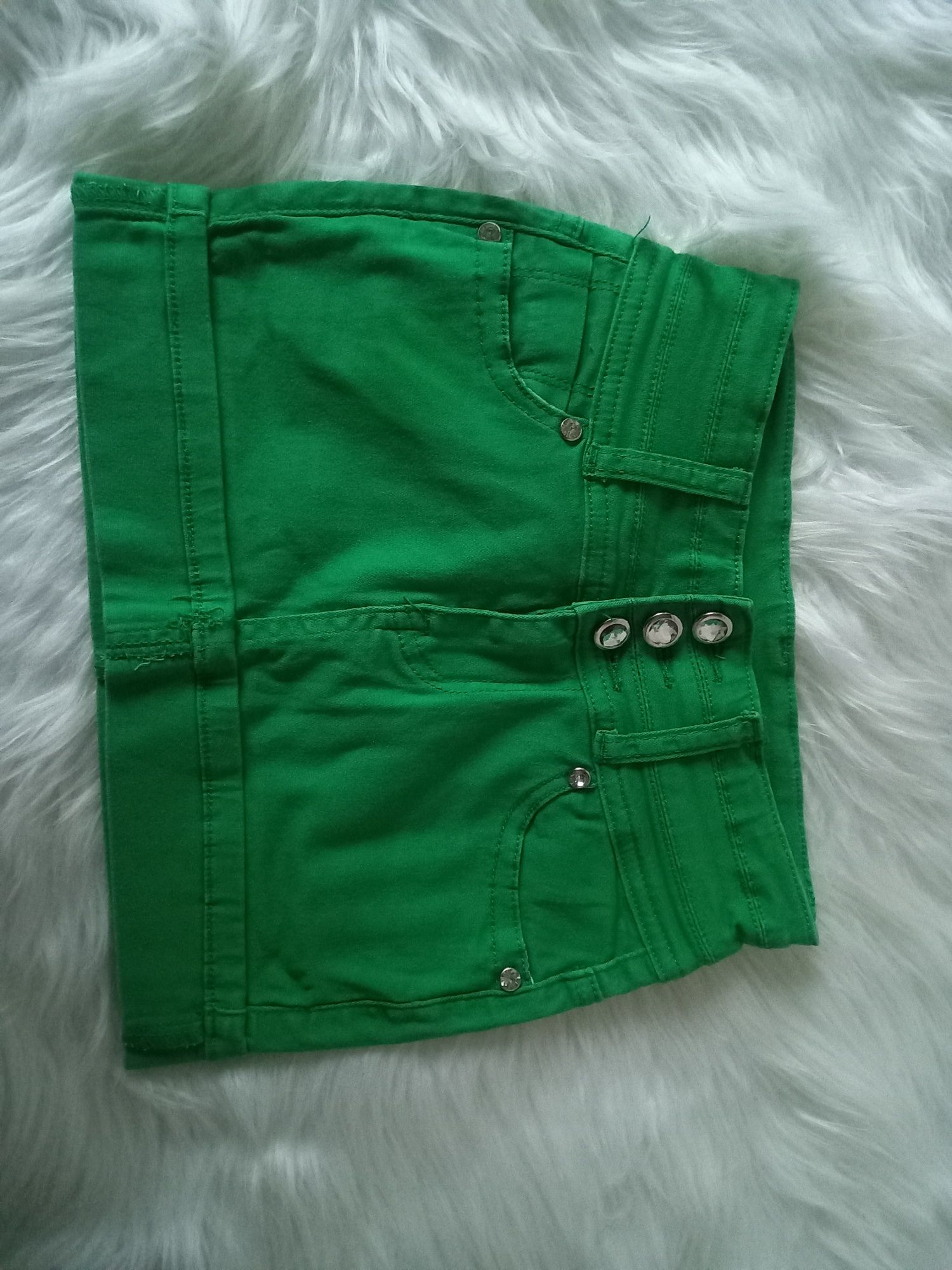 Spódniczka mini zielona 4-5 lat 110 cm Pebo Jeans