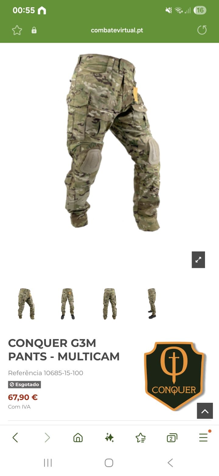 Airsoft Calcas Conquer