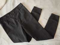 Nowe spodnie skinny stretch slim rurki czarne 44 XXL gumki
