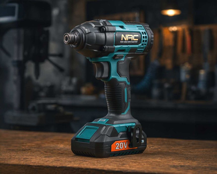NAC Klucz Udarowy Akumulatorowy 20V 250Nm 2800obr/min LEKKI Poręczny