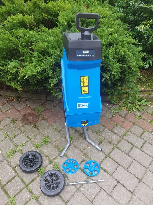 NOWY Talerzowy Rozdrabniacz do gałęzi GUDE GH 2501 z Popychaczem