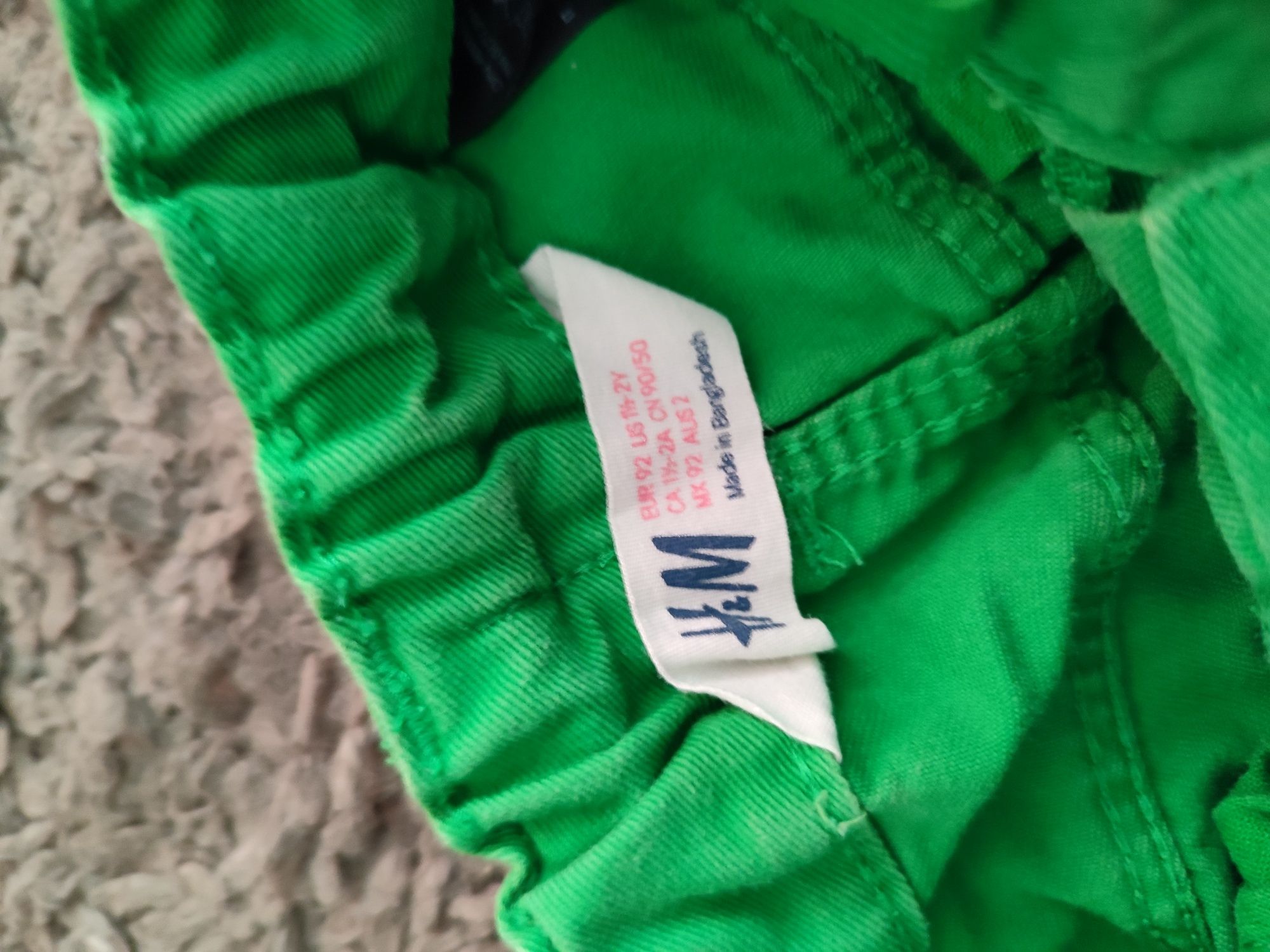 H&M rozmiar 92 spodnie z regulacją w pasie