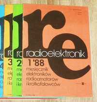 Radioelektronik Miesięcznik: roczniki 88, 91, numery niekompletne.