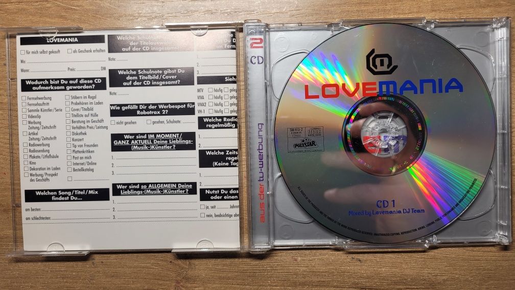 Love Mania Techno Trance 2CD