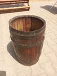 Pipa antiga, barril de madeira, 45 cm por 45cm