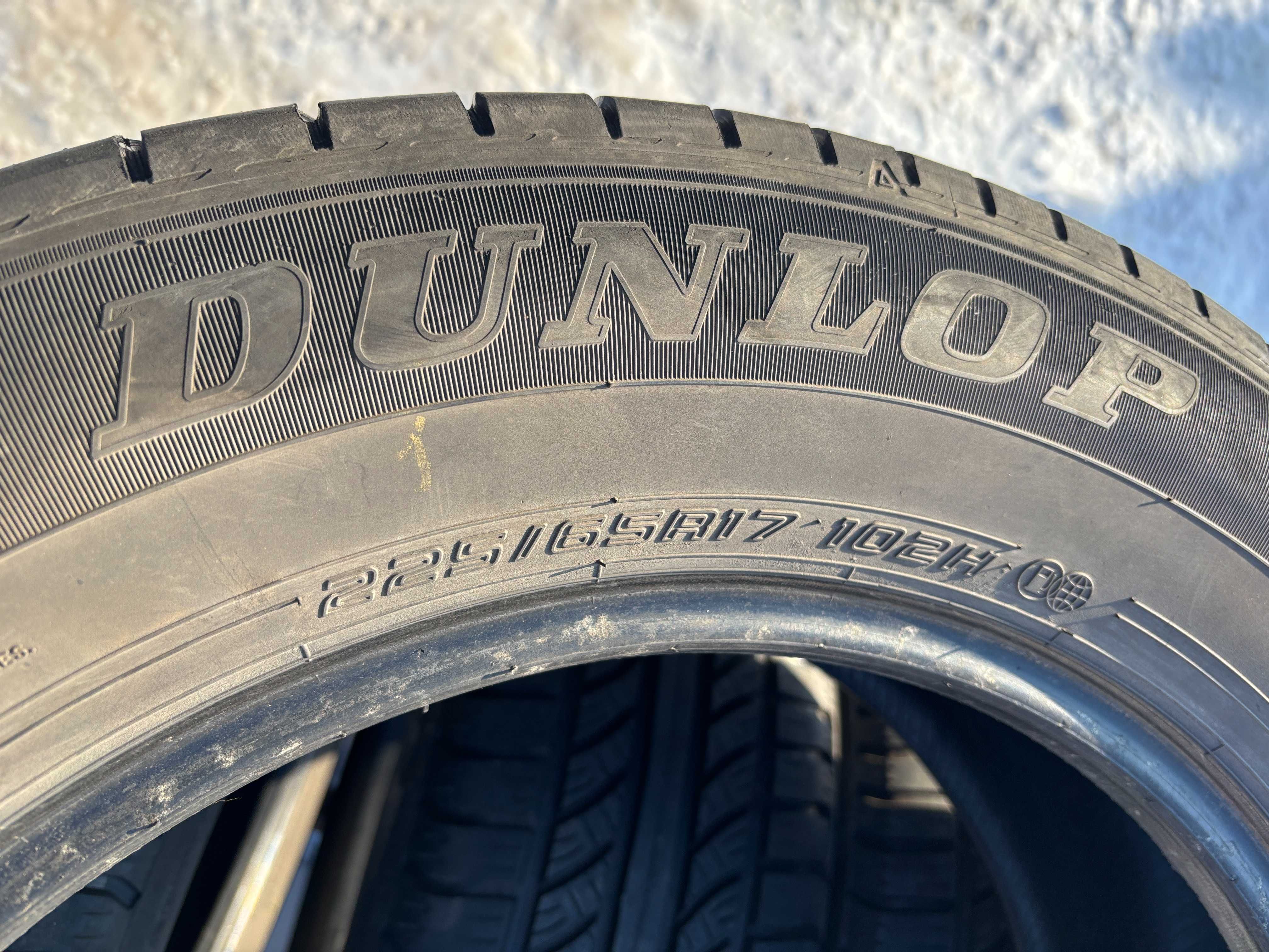225-65-R17 DUNLOP GRANDTREK 4штуки летней резины GERMANY 2022