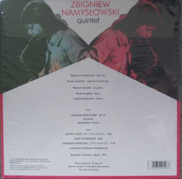 ZBIGNIEW NAMYSŁOWSKI-Kujaviak Goes Funky - LP- płyta nowa , folia