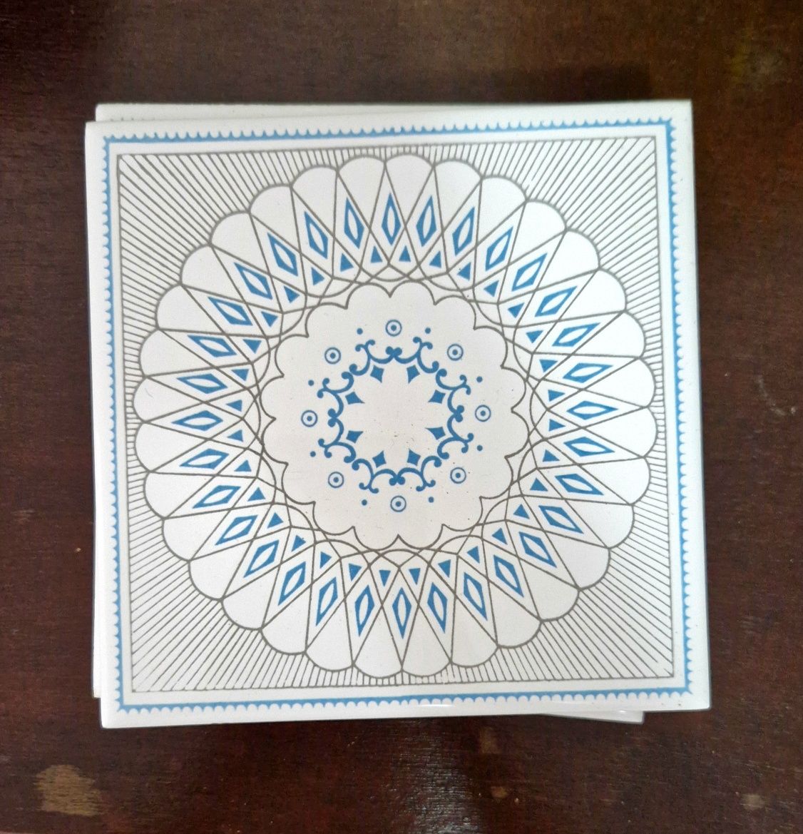 Azulejo vintage quadrado