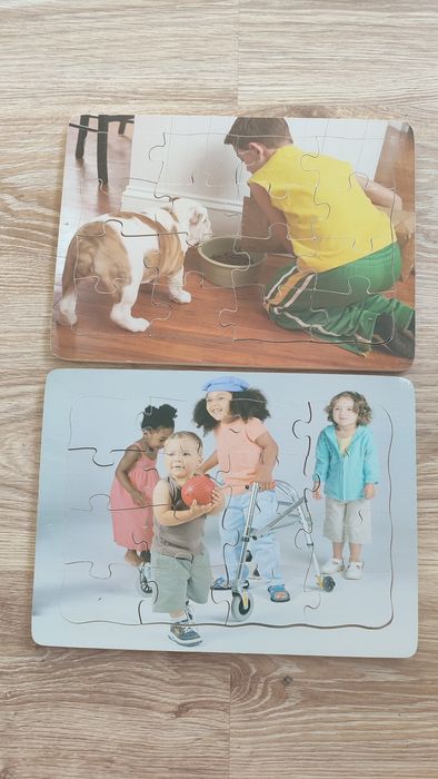 Puzzle drewniane dziecięce