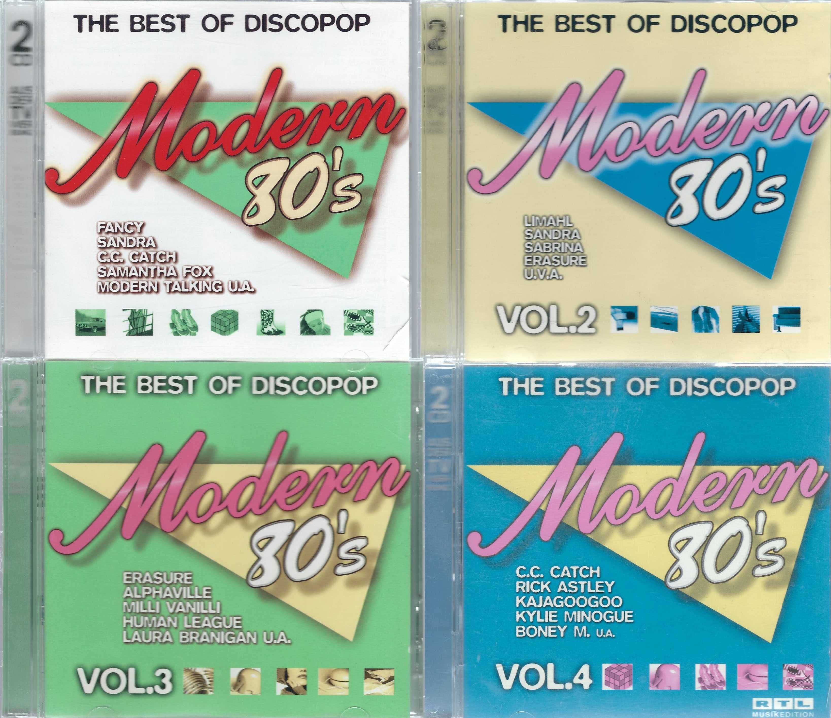 Zestaw 4 CD (podwójne) Modern 80's - The Best Of Discopop Vol. 1-4