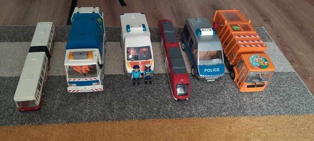 Zabawki pojazdy Playmobil i inne