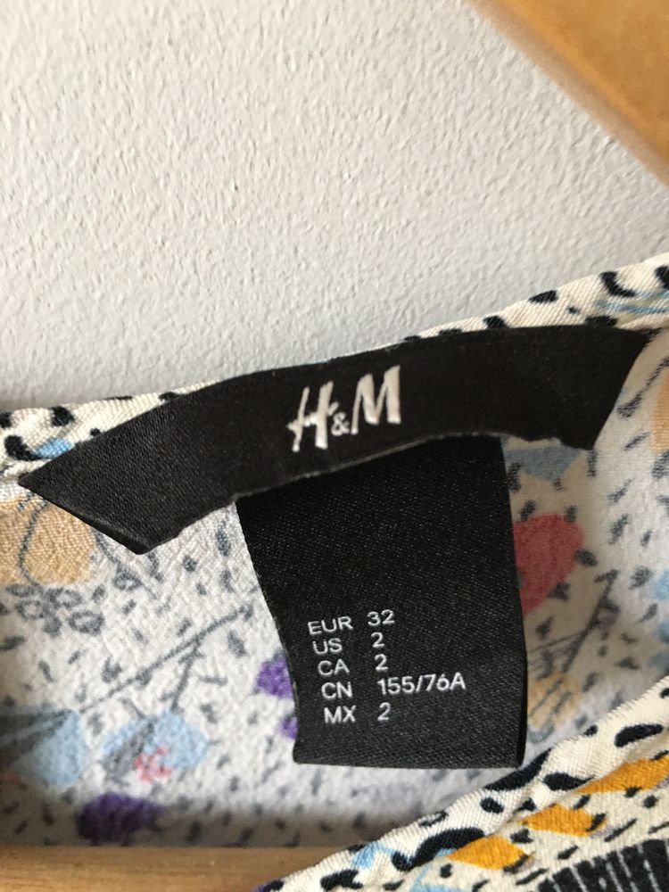 Bluzka kolorowa H&M kolorowe wzorki