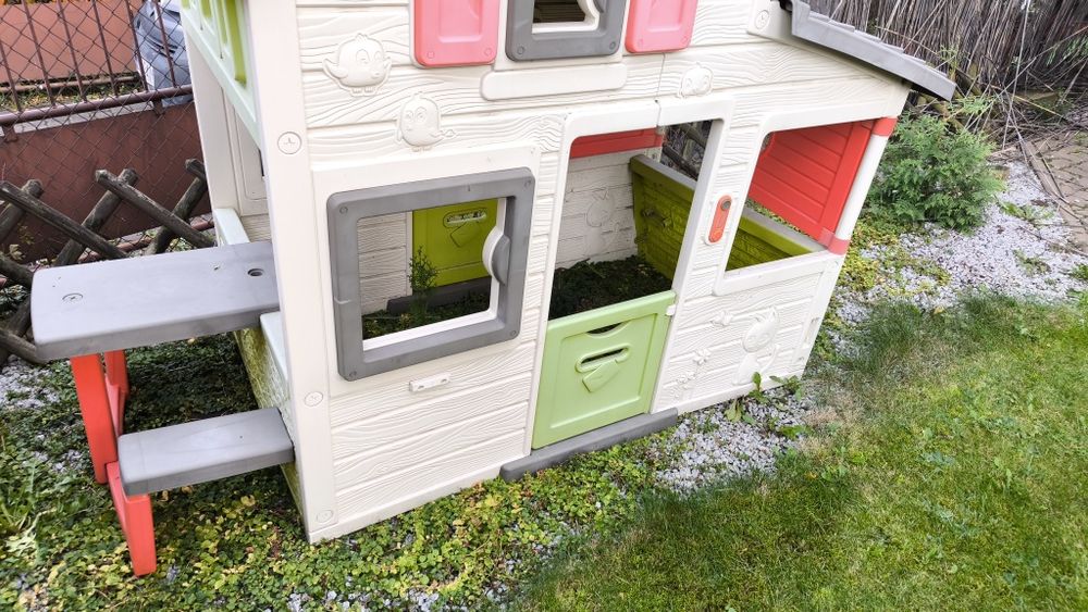 Domek Smoby dla dzieci do ogrodu na taras do zabawy