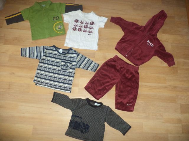 9 sz ubranek dla chłopca 3-6 msc, Nike, Adams super stan