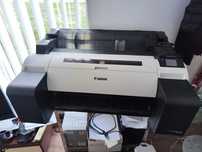 Ploter Canon TM-200, Uszkodzona głowica.