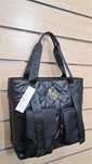 Czarna pikowana torebka shopper Laura Biaggi