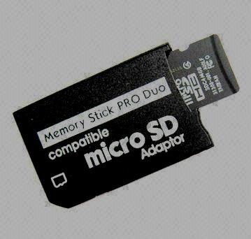 Переходник с Micro SD на Memory Stick Pro Duo (В наличии 11 шт)