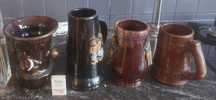 4szt Dzbanki ceramiczne