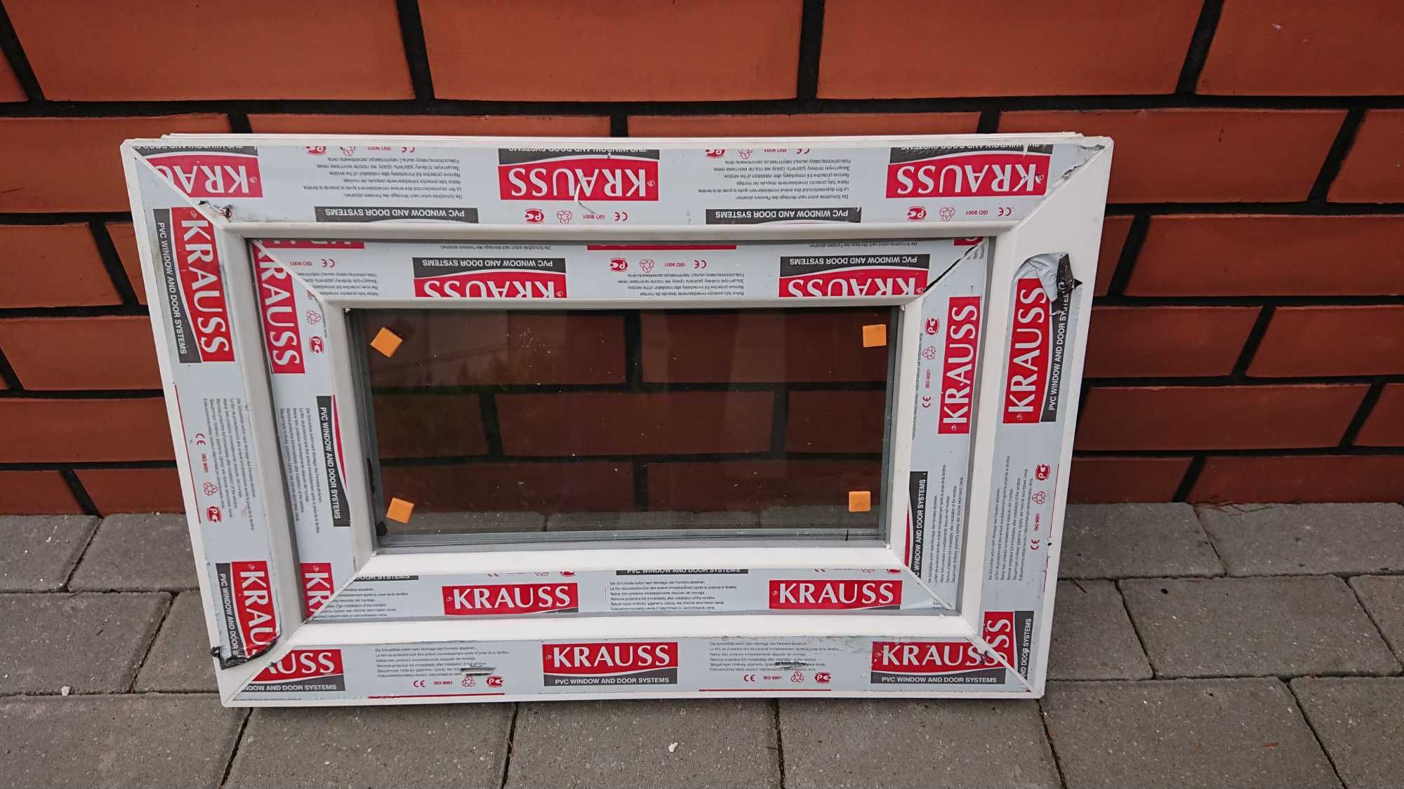 Okno PCV białe 600x400 jednoskrzydłowe uchylne