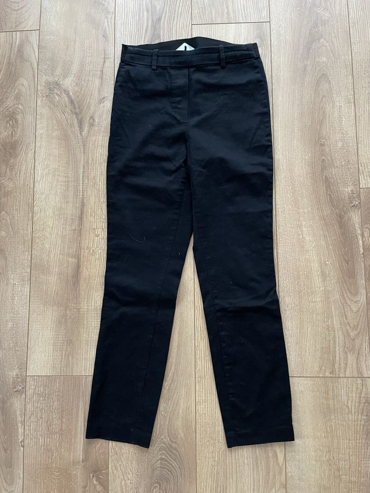 Czarne eleganckie spodnie H&M
