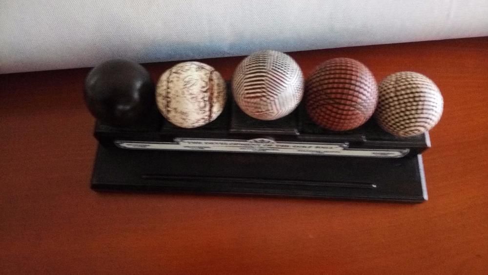 Bolas de Golf Evolução