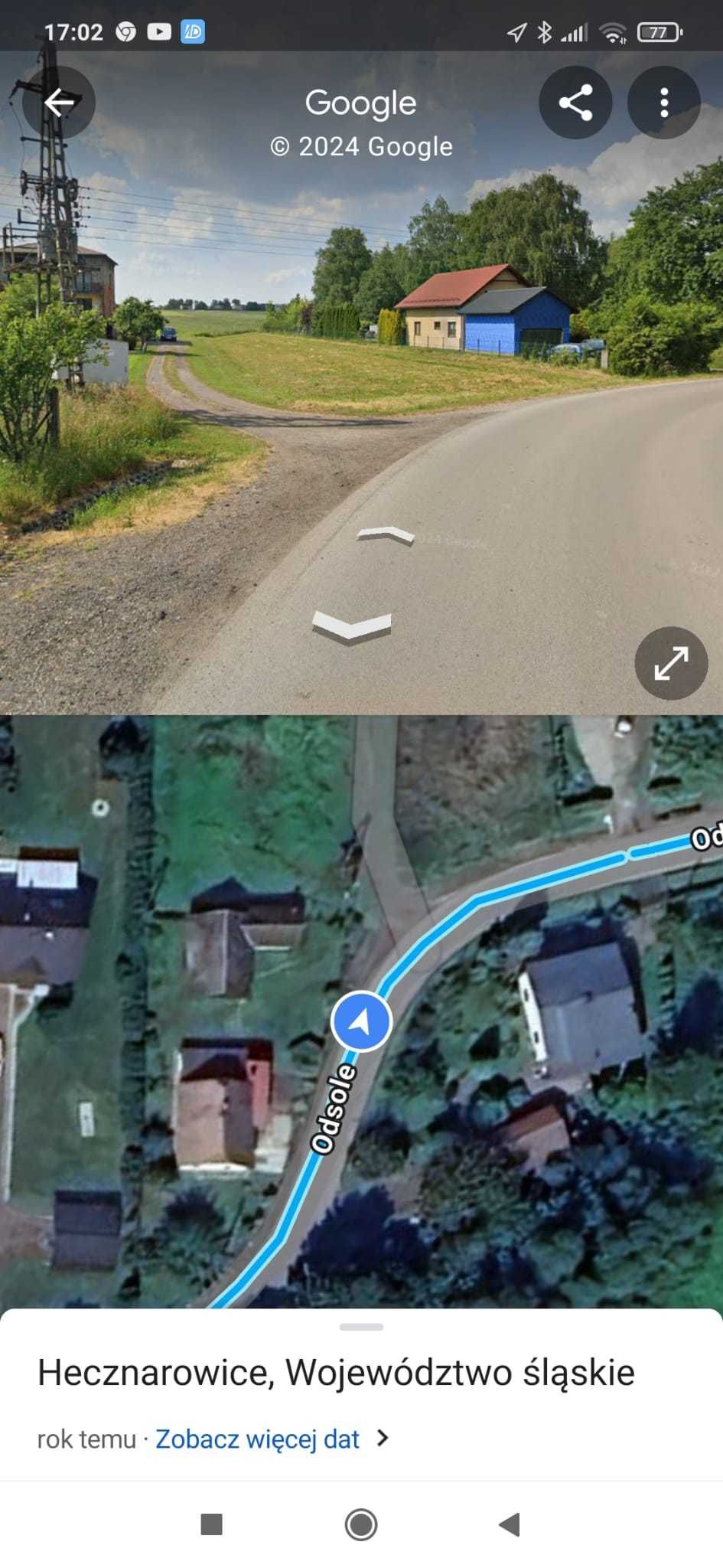 Sprzedam ładną działkę budowlaną w Hecznarowice możliwość Bliźniaka, S