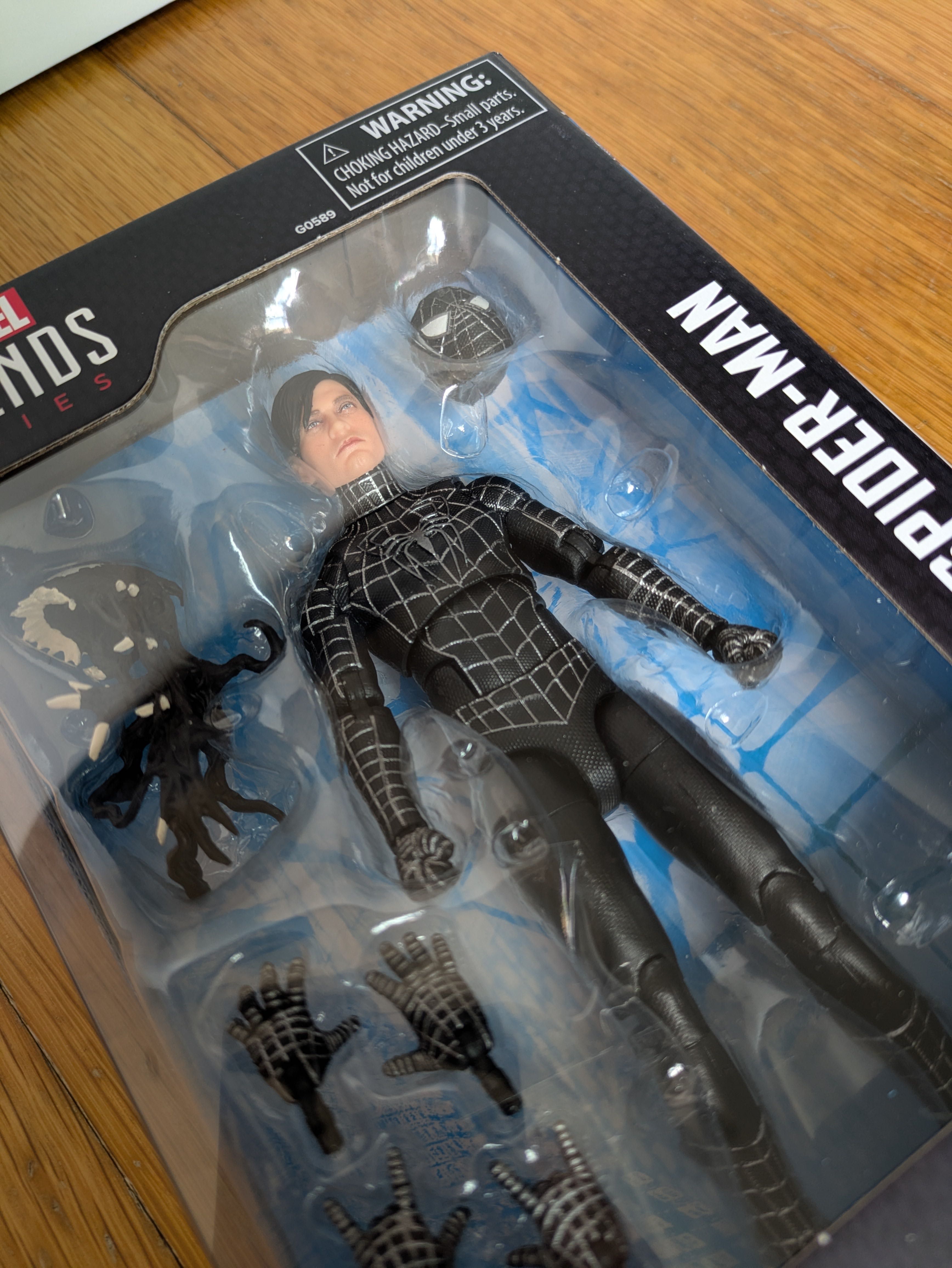 Black Spider Man Marvel legends