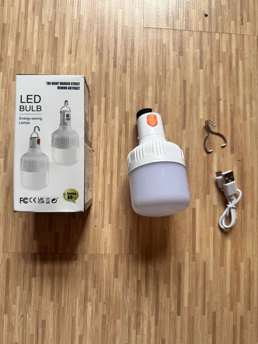 Lampka kempingowa turystyczna z hakiem LED - Polecam Nowa