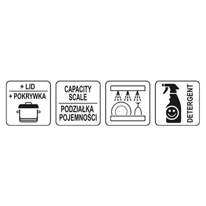 Garnek 36 l podziałką + pokrywka grube dno 35l 43l 50l 60l 70l ,100l