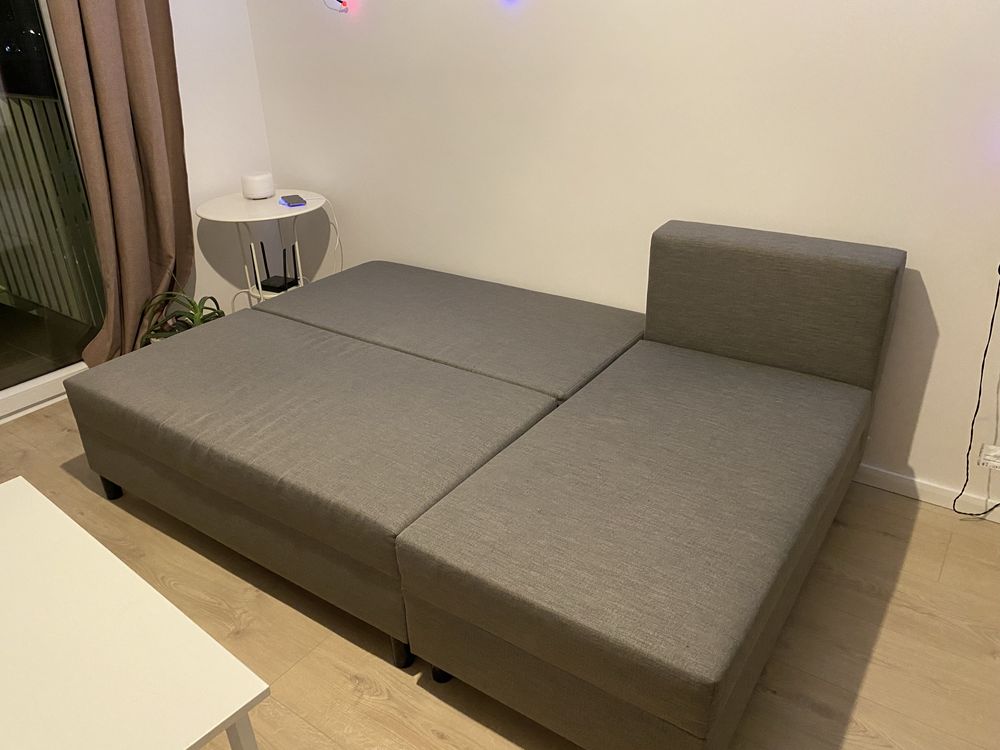 Rozkładana sofa 3-osobowa z szezlongiem