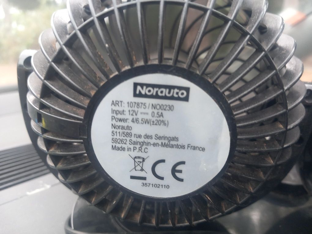 Ventilador duplo Norauto