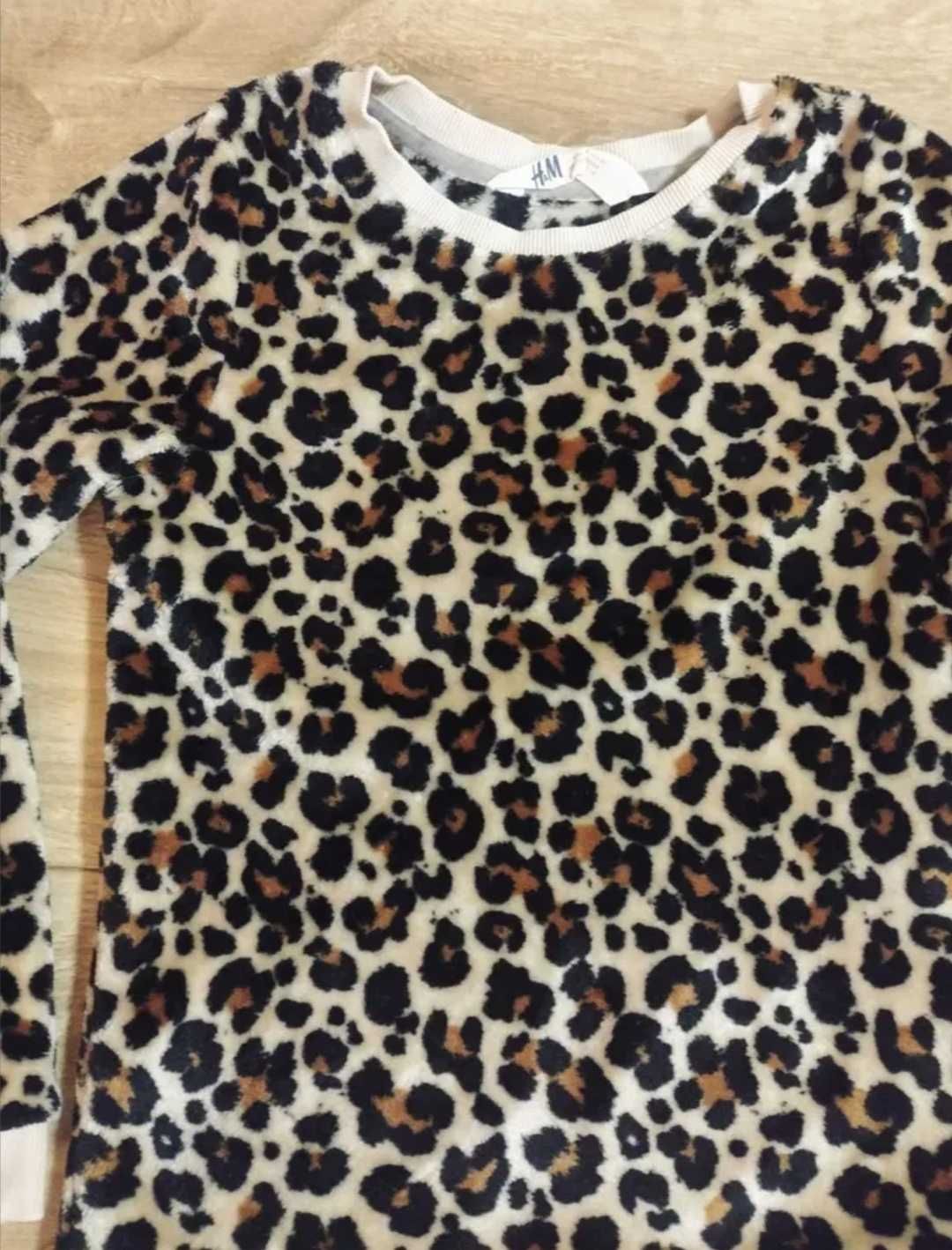Jak nowy 128 H&M zestaw dla dziewczynki bluza sweter