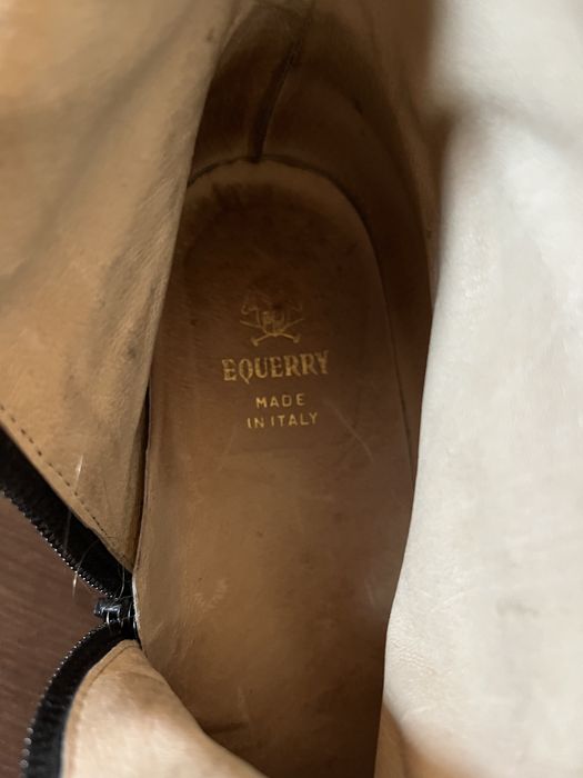 Весняні шкіряні чоботи EQUERRY  p 37 Італія