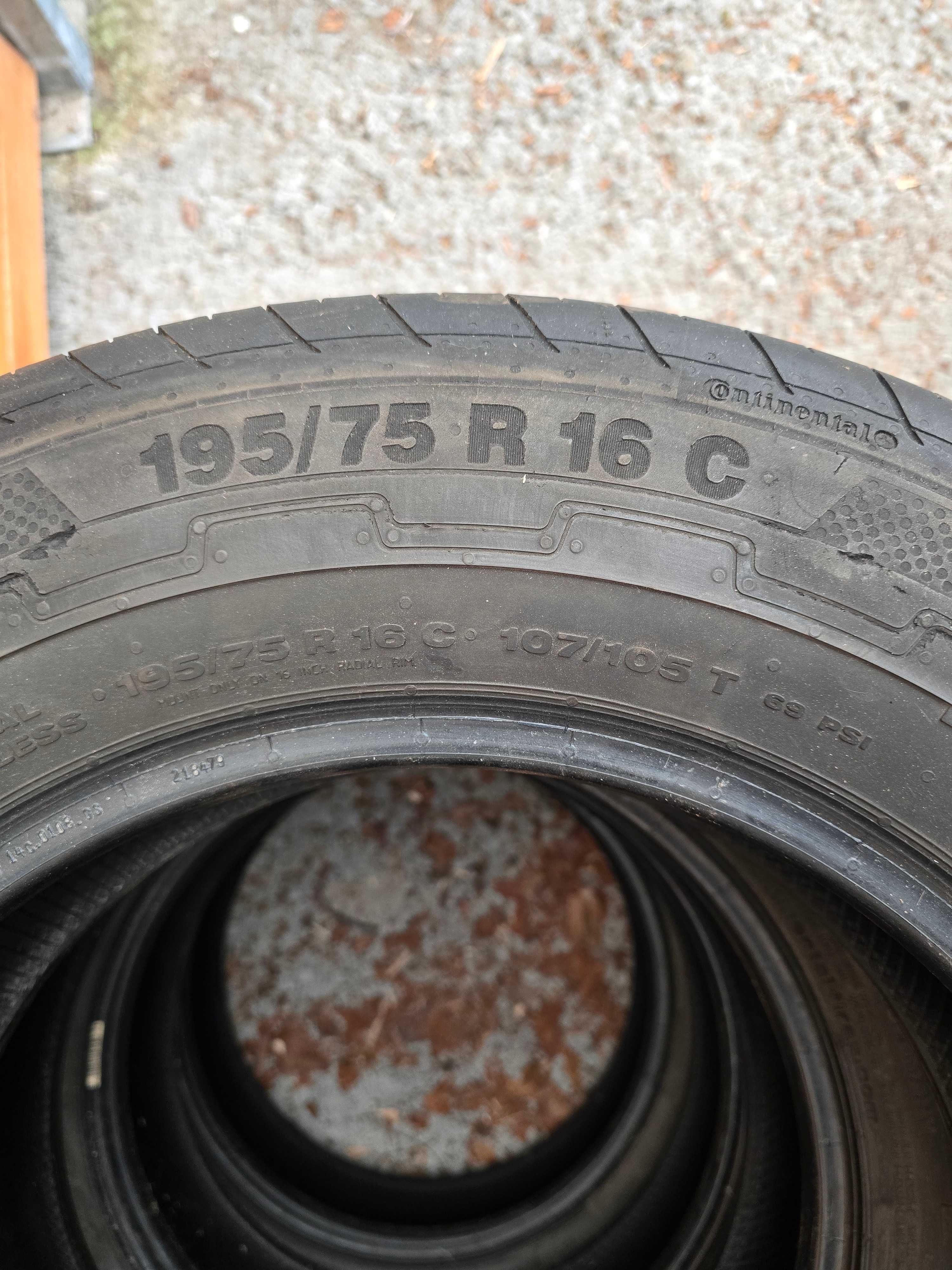 4x Continental VancoEco 195/75 R16 C 107/105 T bliźniak