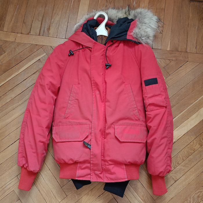 Червоний пуховик Chinese Goose, XS